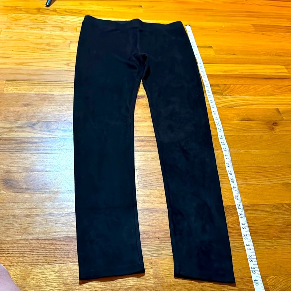 Kerisma black leggings suede feel size large